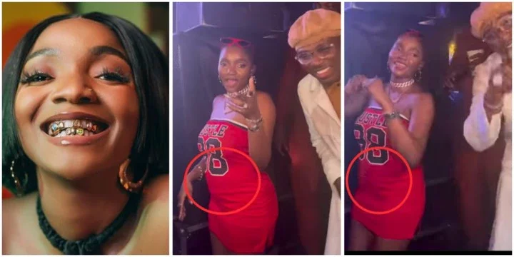 Simi reacts to pregnancy speculations as fans spot singer's protruding tummy