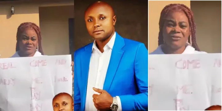 Isreal DMW reacts as lady publicly begs him to marry her, asks him not to pay her bride price